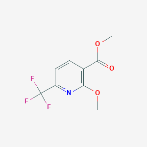 molecular formula C9H8F3NO3 B1398112 Methyl 2-methoxy-6-(trifluoromethyl)nicotinate CAS No. 917396-36-2