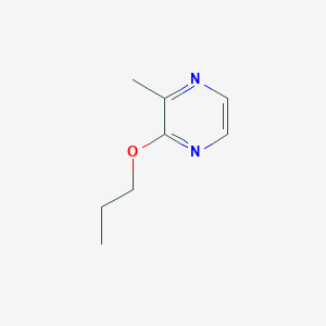 molecular formula C8H12N2O B13981125 2-Methyl-3-propoxypyrazine 