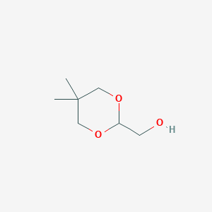 molecular formula C7H14O3 B1398113 (5,5-二甲基-1,3-二氧杂环-2-基)甲醇 CAS No. 913695-80-4