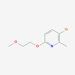 3-Bromo-6-(2-methoxyethoxy)-2-methylpyridine