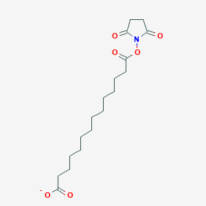 14-(2,5-Dioxopyrrolidin-1-yl)oxy-14-oxotetradecanoate