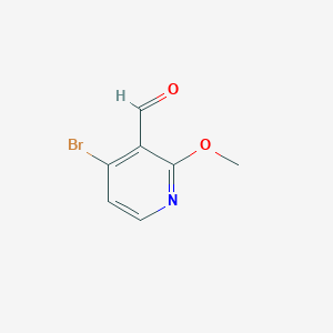 molecular formula C7H6BrNO2 B1398122 4-Bromo-2-methoxynicotinaldehyde CAS No. 1060806-59-8