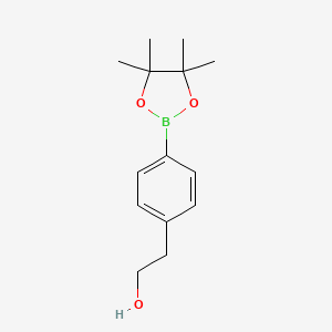 molecular formula C14H21BO3 B1398131 4-(4,4,5,5-四甲基-1,3,2-二氧杂硼环-2-基)苯乙醇 CAS No. 651030-55-6