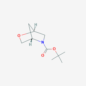 molecular formula C10H17NO3 B1398135 叔丁基 (1S,4S)-2-氧杂-5-氮杂双环[2.2.1]庚烷-5-羧酸酯 CAS No. 905306-11-8