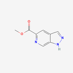 molecular formula C8H7N3O2 B1398137 1H-吡唑并[3,4-C]吡啶-5-甲酸甲酯 CAS No. 1033772-26-7