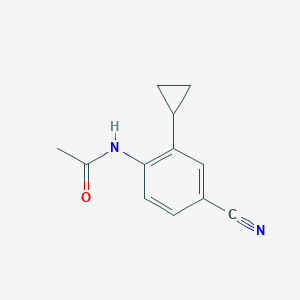 4-Acetamido-3-cyclopropylbenzonitrile