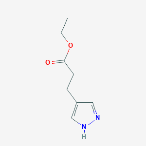 ethyl 3-(1H-pyrazol-4-yl)propanoate