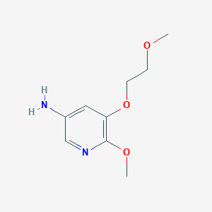 6-Methoxy-5-(2-methoxyethoxy)-3-pyridinamine