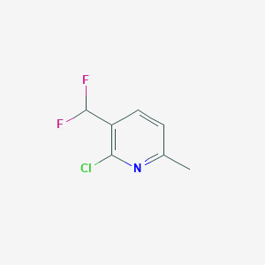 B1398146 2-Chloro-3-(difluoromethyl)-6-methylpyridine CAS No. 1374659-36-5