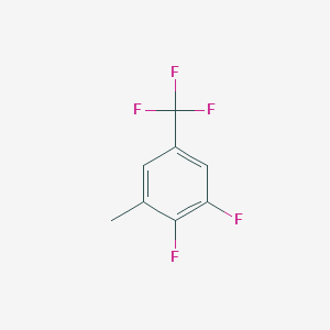 molecular formula C8H5F5 B1398158 3,4-Difluoro-5-methylbenzotrifluoride CAS No. 1806370-13-7