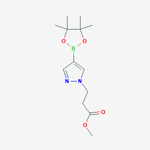 methyl 3-(4-(4,4,5,5-tetramethyl-1,3,2-dioxaborolan-2-yl)-1H-pyrazol-1-yl)propanoate