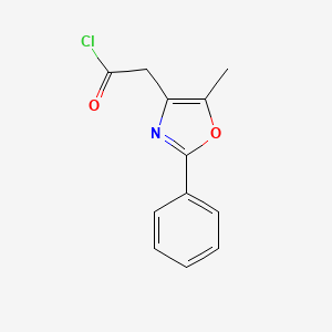 2-(5-Methyl-2-phenyl-1,3-oxazol-4-yl)acetyl chloride