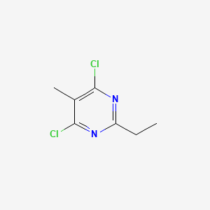 molecular formula C7H8Cl2N2 B1398178 4,6-二氯-2-乙基-5-甲基嘧啶 CAS No. 41026-91-9