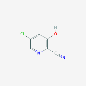 molecular formula C6H3ClN2O B1398180 5-Chloro-3-hydroxypicolinonitrile CAS No. 202186-21-8