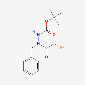 N'-Benzyl-N'-(2-bromoacetyl)-hydrazinecarboxylic acid tert-butyl ester