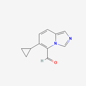 6-Cyclopropylimidazo[1,5-a]pyridine-5-carbaldehyde