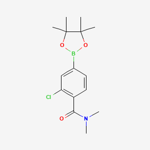 2-chloro-N,N-dimethyl-4-(4,4,5,5-tetramethyl-1,3,2-dioxaborolan-2-yl)Benzamide