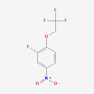 2-Fluoro-4-nitro-1-(2,2,2-trifluoroethoxy)benzene