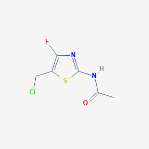 N-(5-(Chloromethyl)-4-fluorothiazol-2-yl)acetamide