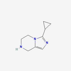 3-Cyclopropyl-5,6,7,8-tetrahydroimidazo[1,5-A]pyrazine