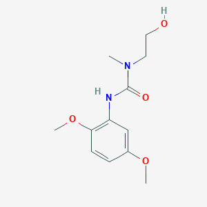 molecular formula C12H18N2O4 B1398194 N'-(2,5-Dimethoxyphenyl)-N-(2-hydroxyethyl)-N-methylurea CAS No. 1388191-93-2