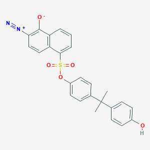 2-diazonio-5-[4-[2-(4-hydroxyphenyl)propan-2-yl]phenoxy]sulfonylnaphthalen-1-olate