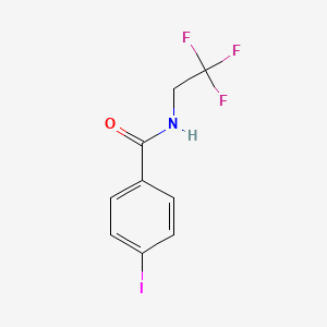 molecular formula C9H7F3INO B1398196 4-碘-N-(2,2,2-三氟乙基)苯甲酰胺 CAS No. 1249062-31-4