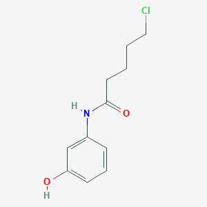 5-chloro-N-(3-hydroxyphenyl)pentanamide