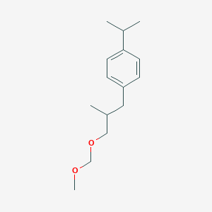 molecular formula C15H24O2 B13982029 1-[3-(Methoxymethoxy)-2-methylpropyl]-4-(1-methylethyl)benzene CAS No. 180274-14-0