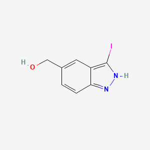 molecular formula C8H7IN2O B13982046 (3-iodo-1H-indazol-5-yl)methanol 