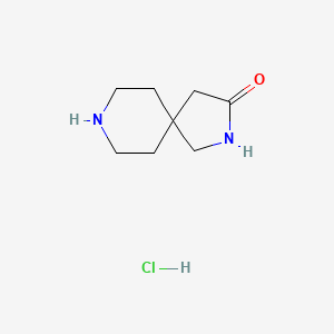 molecular formula C8H15ClN2O B1398205 2,8-二氮杂螺[4.5]癸-3-酮盐酸盐 CAS No. 945892-88-6