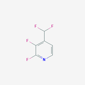 molecular formula C6H3F4N B1398208 2,3-Difluoro-4-(difluoromethyl)pyridine CAS No. 1374659-38-7