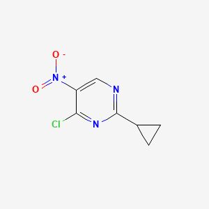 4-Chloro-2-cyclopropyl-5-nitropyrimidine