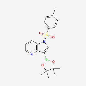 3-(4,4,5,5-Tetramethyl-1,3,2-dioxaborolan-2-YL)-1-tosyl-1H-pyrrolo[3,2-B]pyridine