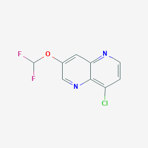 8-Chloro-3-(difluoromethoxy)-1,5-naphthyridine