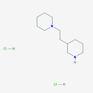 1-[2-(3-Piperidinyl)ethyl]piperidine dihydrochloride