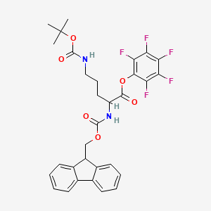 Fmoc-DL-Orn(Boc)-OPfp