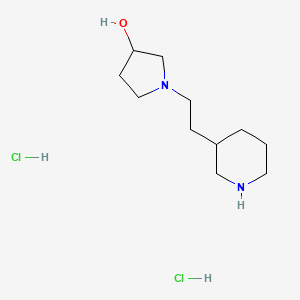 1-[2-(3-Piperidinyl)ethyl]-3-pyrrolidinol dihydrochloride
