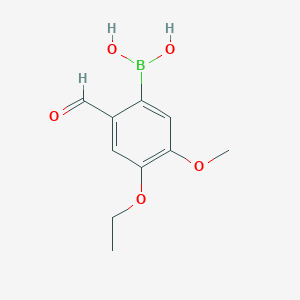 (4-Ethoxy-2-formyl-5-methoxyphenyl)boronic acid