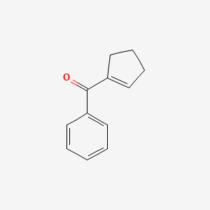 molecular formula C12H12O B13982326 Benzoylcyclopenten CAS No. 21573-70-6