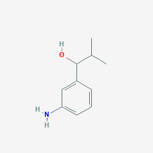 1-(3-Aminophenyl)-2-methylpropan-1-ol