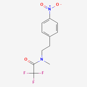 N-methyl-N-(2-(4-nitrophenyl)ethyl)trifluoroacetamide