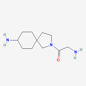 molecular formula C11H21N3O B13982404 2-Amino-1-(8-amino-2-azaspiro[4.5]decan-2-yl)ethanone 