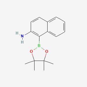 1-(4,4,5,5-Tetramethyl-1,3,2-dioxaborolan-2-yl)naphthalen-2-amine