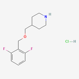 4-{[(2,6-Difluorobenzyl)oxy]methyl}piperidine hydrochloride