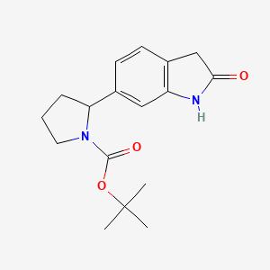 6-(1-t-Butoxycarbonylpyrrolidin-2-yl)oxindole