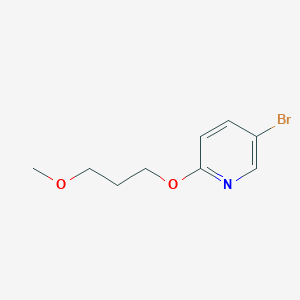 molecular formula C9H12BrNO2 B13982639 5-Bromo-2-(3-methoxypropoxy)pyridine 