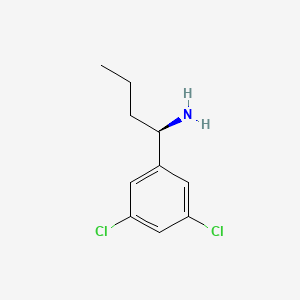 molecular formula C10H13Cl2N B13982660 (R)-1-(3,5-dichlorophenyl)butylamine 