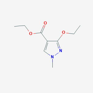 1H-Pyrazole-4-carboxylic acid, 3-ethoxy-1-methyl-, ethyl ester