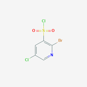 2-Bromo-5-chloropyridine-3-sulfonyl chloride